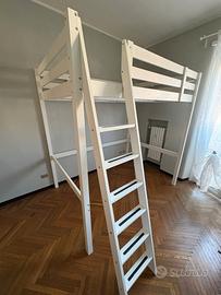 Letto a soppalco IKEA + materasso