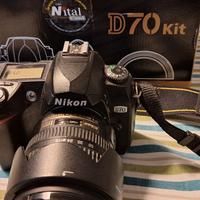 D70 nikon kit con obiettivo 