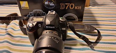 D70 nikon kit con obiettivo 