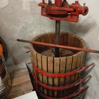 Torchio e macina uva con motore