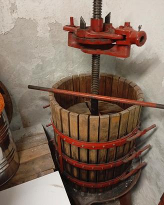 Torchio e macina uva con motore