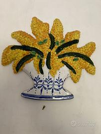 Decorazione da appendere alla parete (Vaso Mimosa)