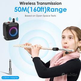 Microfono Senza Fili UHF per Strumenti Fiato, Rica