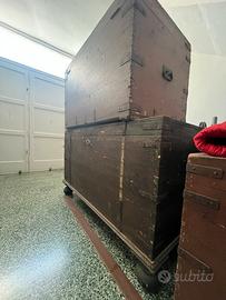 CASSAPANCA IN LEGNO ARTE POVERA