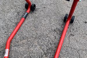 Cavalletto alzamoto rosso PIEGA