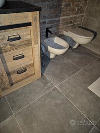 piastrelle 60x60 grigio effetto cemento 