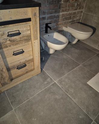 piastrelle 60x60 grigio effetto cemento 