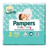 6 pacchi da 24  pannolini Pampers Baby Dry mini 2