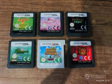 Lotto Schede Giochi Nintendo DS e 3DS