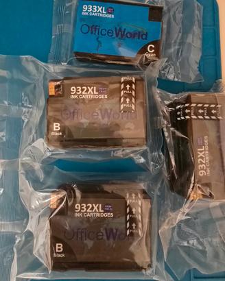 Lotto cartucce compatibili HP 932XL e 933XL