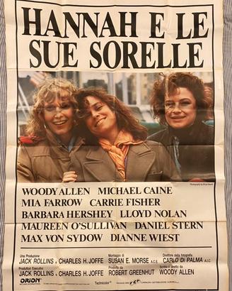 Manifesto poster 2F "Hannah e le sue sorelle"