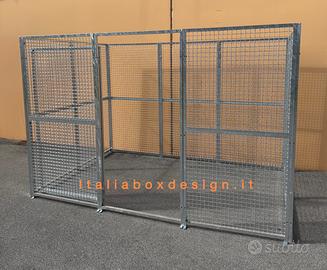 Box cani in pannello rete