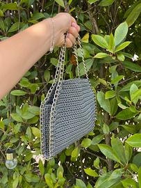 borsa uncinetto catenella