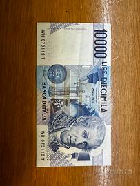 Banconota 10000 lire Volta 3 settembre 1984