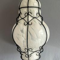 Lampada veneziana opalina Murano
