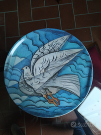 Piatto Floriano Bodini colombe