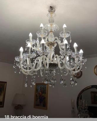 Lampadario 18 braccia maestoso