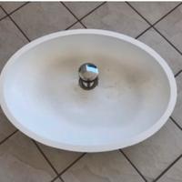 Lavandino ovale bagno da appoggio