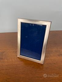 Cornice portafoto tavolo vintage argento 800