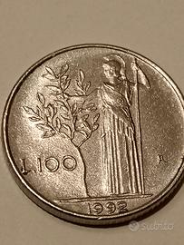 100 lire piccole con 9 chiuse