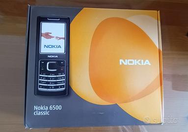 Cellulare Nokia 6500 Classic colore nero, completo