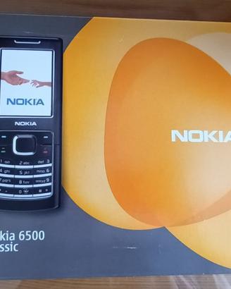 Cellulare Nokia 6500 Classic colore nero, completo
