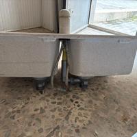 lavello a due vasche 116 x 50 