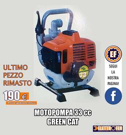 MOTOPOMPA 33 CC GREEN CAT