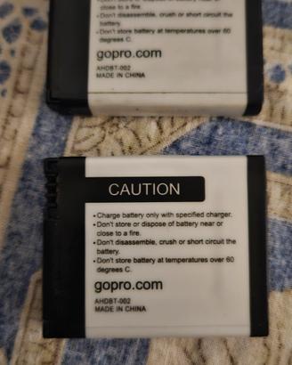 2 Batterie per GoPro hero e Hero2