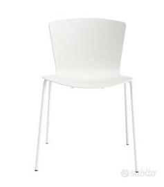 sedia Sellex / Slam bianca