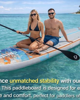 SUP Gonfiabile NUOVO - Super stabile, KIT COMPLETO