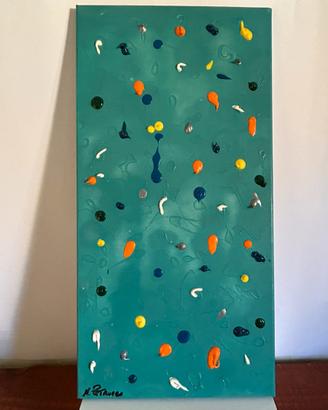 Quadro di medie dimensioni acrilico e spray