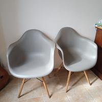 Sedia / poltroncina stile scandinavo industrial