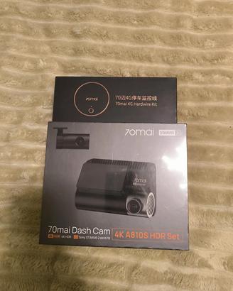 70 Mai Dash Cam Set A810S 4K DVR sigillato GPS
