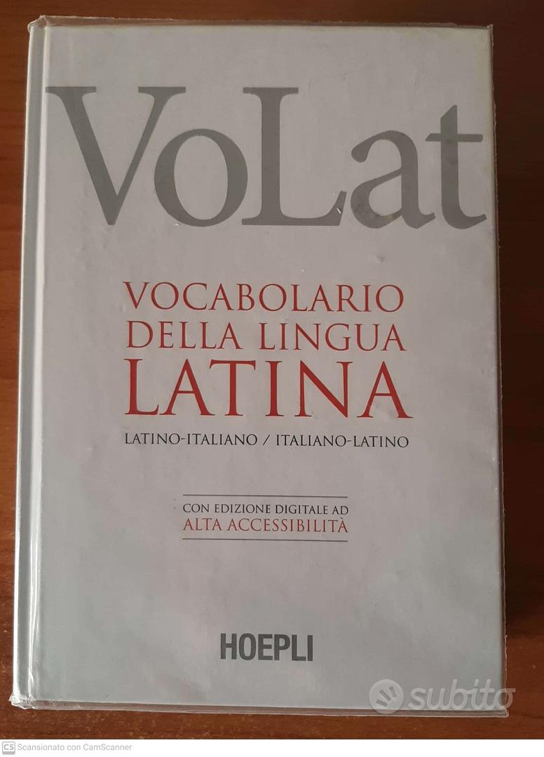 VOLAT. VOCABOLARIO LATINO-ITALIANO, ITALIANO-LATINO