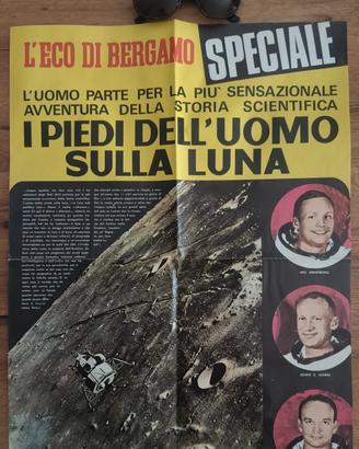 L’Eco di Bergamo speciale Apollo 11 1969 inserto