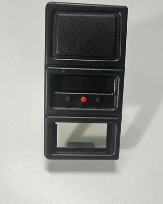 Cruscottino con orologio lcd rossi Veglia Ritmo