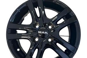 Set di 4 cerchi Mak Zenith nero lucido per Fiat To