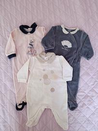 set tutine neonata tg 3 mesi