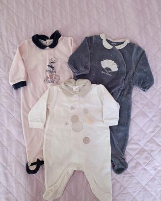 set tutine neonata tg 3 mesi