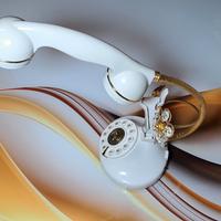 telefono vintage lampada 12V led 