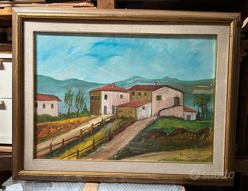 Quadro olio su tela di Benito Sassaroli