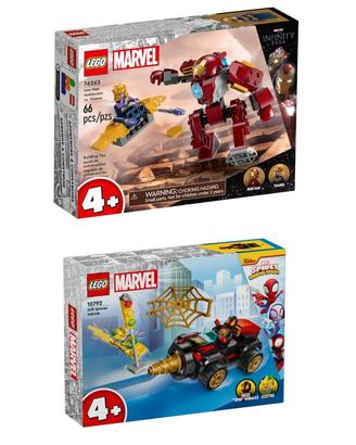 LEGO 10792 Marvel Drill Spinner 76263 Iron Man Hul