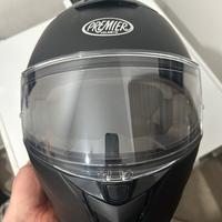 Casco L in carbonio premier,nero opaco