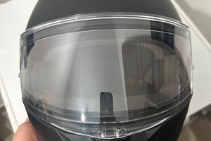 Casco L in carbonio premier,nero opaco