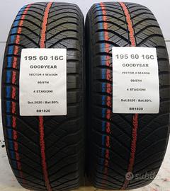 2 GOMME 195 60 16C GOODYEAR BR1820