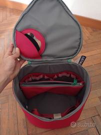 Beauty case rigido Delsey rosso – nuovo