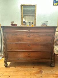 cassettone in noce Luigi Filippo