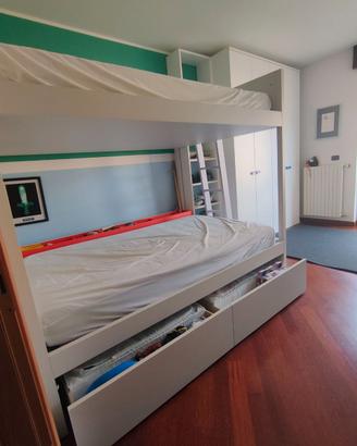 Letto a castello da una piazza e mezza