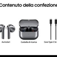 Samsung Galaxy Buds 3 – NUOVE, mai usate 🎧